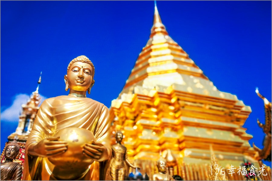 【泰國清邁景點】素帖山旅遊「雙龍寺Wat Phra That Doi Suthep」~朝聖雙龍階梯.讓高僧祈福綁白繩 - 第28張圖