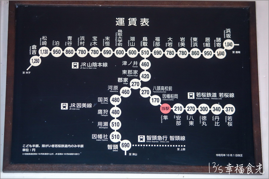 【鳥取旅遊行程】鳥取自由行DAY4鳥取鐵道主題一日遊～若櫻鐵道＆智頭急行｜隼駅｜若櫻駅｜戀山形駅｜八頭迷你SL蒸汽火車博物館｜不動院岩屋堂｜板井原傳統的建造物群保存地區 @13&#039;s幸福食光